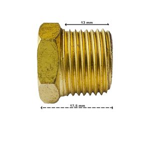 Raccord de tuyau en laiton, réducteur 1/4 pouce femelle vers 1/2 pouce mâle, adaptateur de tuyau d'air, connecteur pneumatique, embout de tuyau - Product Image 6