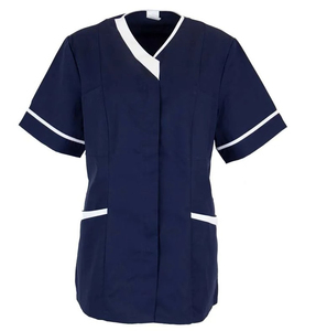 Camisa Túnica Ligera Clásica Personalizada para Mujer, Uniforme de Hospital para Damas del Sector Salud, Blusa de Trabajo para Salón de Belleza - Product Image 5