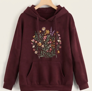 Nueva llegada, sudaderas con capucha de manga larga para mujer, estilo casual, transpirables, ligeras, tejido de punto. - Product Image 6
