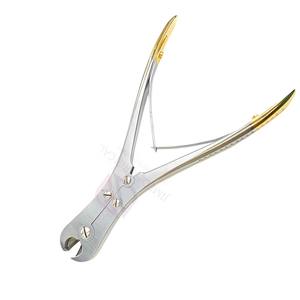 10-Inch Gold-Plated Manual Orthopedic <b>Pin</b> Cutter High Quality <b>Stainless</b> <b>Steel</b> Straight Surgical Instrument CE Certified - Product Image 3