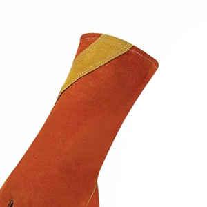 Meilleures ventes - Gants de travail en cuir véritable, résistants au feu, avec logo personnalisé, pour soudage TIG, protection des mains, gants de soudeur - Product Image 5