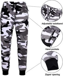 Ensemble de survêtement à capuche camouflage pour homme, coupe classique, imprimé par sublimation, polyester écologique, tenue décontractée d'automne, service OEM - Product Image 3