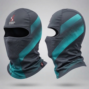 Cagoule de sport d'hiver personnalisée, respirante, en polyester léger, extensible, confortable, couvrant entièrement la tête - Product Image 5