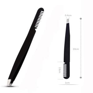 Pinzas Profesionales para Cejas con Punta Inclinada, Acero Inoxidable, Herramienta de Precisión para Depilación Facial, Venta al Por Mayor OEM - Product Image 5