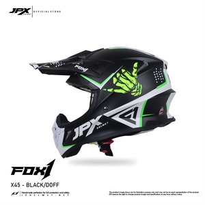Casco JPX Fox1 Motif X 45 Supermoto Cross: Protección Superior y Estilo Audaz para la Experiencia Definitiva de Motocross - Product Image 3