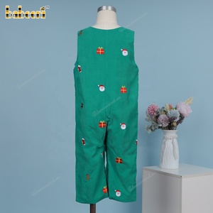 Pantalones Largos de Verano de Lujo Personalizados por el Fabricante, ODM BB3452, de Pana con Botones, Tema Navideño, para Bebés Niños, Resistentes al Fuego - Product Image 6