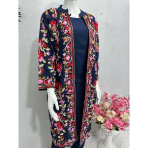 Ensemble de costumes pour femmes avec broderie Kashmiri - Product Image 5