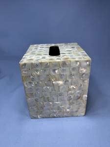 MOP Made Square Small Napkin <b>Tissue</b> Box For Hotel <b>Wedding</b> Table Top Decorative Use <b>Tissue</b> Dispenser Napkin Holding Box - Product Image 4