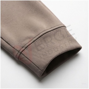 Ensemble de survêtement gris pour homme, manches longues, col montant, fermeture éclair sur le devant, couleur unie, respirant, coupe décontractée, vêtements d'automne - Product Image 6