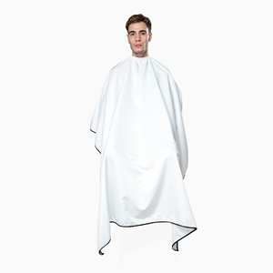 Capa de Barbero Serie Elite, Capa de Salón con Broches Metálicos Ajustables, Tela para Cortar el Cabello, Capa Profesional para Peluquero - Product Image 2