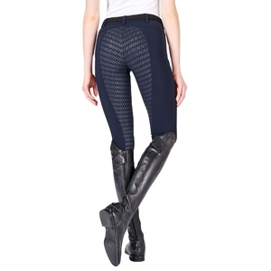 Pantalones de Montar a Caballo para Mujer, 100% Poliéster, Estilo Leggings Deportivos sin Costuras, Gran Elasticidad, Pedido de Muestra en 7 Días - Product Image 6