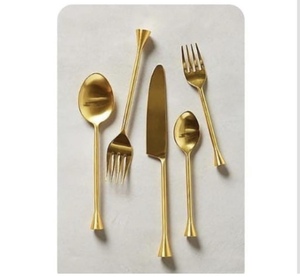 Juego de Cubiertos Elegante Estilo Americano para Restaurante, Acero Inoxidable 18/10, con Mango de Resina, Acabado Mate Satinado - Product Image 4