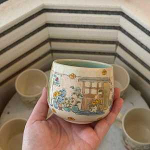 Minimalist Online Hot Selling Ceramic Handmade Custom Print Espresso Coffee Mug Home Decor Sustainable Washable <b>Cup</b> By UO INDIA - Product Image 1