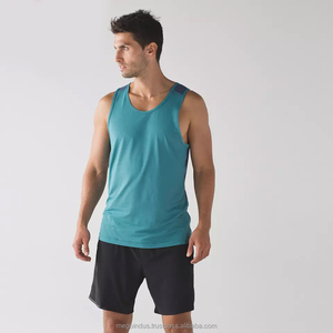 Custom Men's High Quality Thermal Fitness Shorts Tank <b>Top</b> Summer Slim Fit Casual Short Neck Custom Logo Label Outerwear Sets - Product Image 6