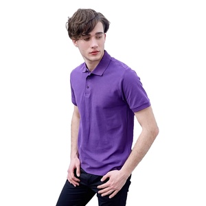 Camisetas Polo de Color Sólido para Hombre, 220 g/m², 100 % Algodón, Venta al por Mayor, Manga Corta, Logotipo Personalizado, Uniformes Casuales de Golf y Trabajo, Suministro al por Mayor - Product Image 3