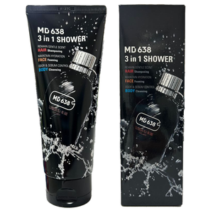 Gel de Ducha 3 en 1 para Hombre con Colágeno Herbal, Control de Grasa, Limpiador de Poros, 200 ml, Refrescante, OEM - Product Image 3