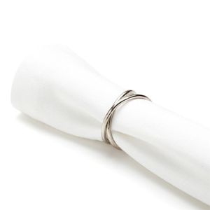 Stainless Steel Cross Napkin Rings 5 Cm Width Durable Classic Wedding <b>Table</b> Decoration - Product Image 2