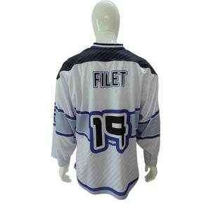 Nuevo Diseño, Precio Económico, Jersey de Hockey sobre Hielo Personalizado con Logotipo, Sublimación, Poliéster/Algodón, Secado Rápido, Servicio OEM para Hombre - Product Image 5