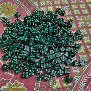 ลูกเต๋าทำจากเขาควายดำพรีเมียม งานแฮนด์เมดสุดหรู สำหรับเกมกระดาน ราคาประหยัด - Product Image 4