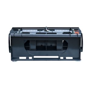 Lama spazzaneve/terna da 60 pollici per skid steer con angolazione di 30 gradi, bordo tagliente bullonato, pattini regolabili e attacco rapido universale - Product Image 3