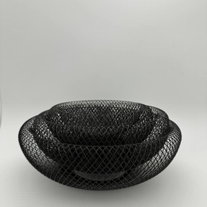 High Quality Double <b>Mesh</b> Metal Fruit <b>Basket</b> Colorful Iron Wire Food <b>Basket</b> for Kitchen Storage Multifunctional Household Use - Product Image 4