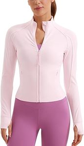 Haut de yoga pour femme vert olive à manches longues et fermeture éclair intégrale, coupe ajustée, design sans couture, couleur unie, vêtement de sport - Product Image 4