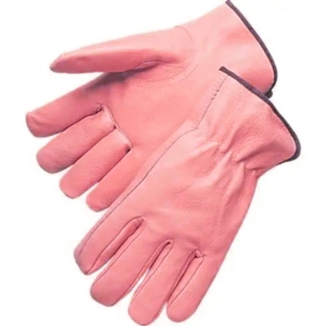 Premium Quality Goat Grain Leather Anti-Cut Waterproof Safety <b>Gloves</b> with Elastic Wristlet for Driver Work and Mechanical Tasks - Product Image 4