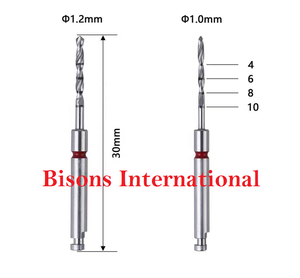 Kit de Instrumentos Quirúrgicos para Implantes Dentales GBR de Alta Calidad BISONS, Juego de Brocas para Injerto Óseo para Cirugía de Implantes Dentales - Product Image 5
