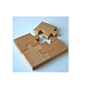 Sous-verre en bois personnalisé avec logo, décoration de table, tapis et supports pour puzzles, sous-verre puzzle en bois - Product Image 2
