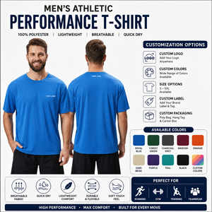 T-shirts de sport respirants à manches courtes 100% polyester, séchage rapide, vêtements de sport décontractés, gym, fitness, course à pied, anti-rides - Product Image 4