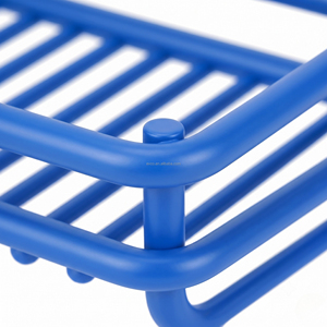 Porte-savon bleu avec plateau de drainage, porte-savon ouvert, accessoire de salle de bain pour comptoir - Product Image 4