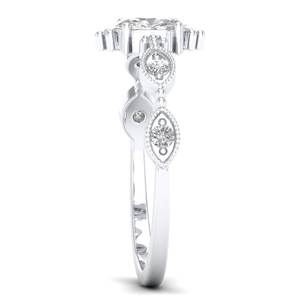 REYES Original Design 925 Sterling Silver Oval Cut 0.59 Carat <b>Moissanite</b> Engagement Rings Luxury Wedding Gift Fine <b>Jewelry</b> - Product Image 3