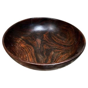 Handcrafted Rosewood Rectangle <b>Deep</b>-Cavity Tabletop Serving Bowl | Moradabad Wholesale - Product Image 1