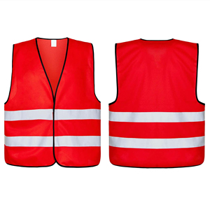 Gilets de sécurité réfléchissants à logo personnalisé pour la construction industrielle, soutien lombaire compressif, pour hommes adultes, en polyester - Product Image 1