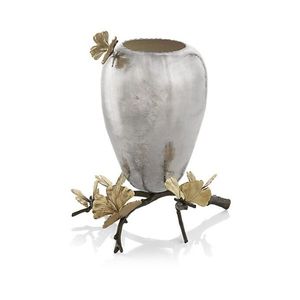 Juego de jarrones de metal de lujo con base antideslizante hecha a mano, modernos, para bodas, hogar, oficina, centro de mesa, decoración, arte, color óxido. - Product Image 5