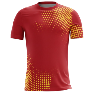 Ensemble Maillot et Short de Football Premium pour Entraînement d'Équipe, 100% Polyester Maille, Coupe Automatisée, Impression Dégradée, Col Rond - Product Image 4