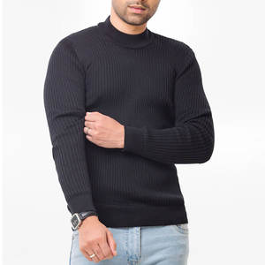 Pulls d'hiver en coton/laine de qualité supérieure, chauds, respirants, confortables, design classique en tricot, toucher doux - Product Image 1