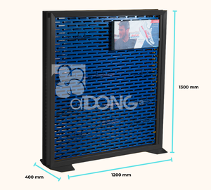 Rak Pajangan Sepatu Logam Gantung yang Dapat Dilepas ADONG |   Rak Sepatu Kustom Mudah Dirangkai untuk Ritel |   Pabrik OEM Vietnam A47 - Product Image 2