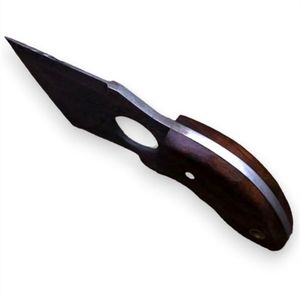 Cuchillos de Caza Tanto de Acero de Damasco Forjados a Mano, Cuchillos de Hoja Fija Premium para Campismo al Aire Libre con Hoja con Patrón Distintivo - Product Image 2