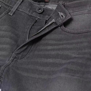 Nouvelle Collection 2024 – Jean Homme Coupe Droite Imperméable, Denim Déchiré Uni, Style Urbain, Qualité Supérieure, Tenue Décontractée, OEM - Product Image 5
