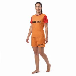 Uniforme de Fútbol Femenino, Camiseta de Manga Corta con Cuello Redondo y Conjunto de Pantalones Cortos, Ropa Deportiva 100% Poliéster - Product Image 6