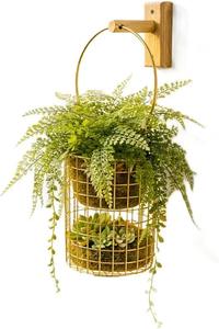 Pot suspendu bohème en macramé, support pour plantes d'intérieur et d'extérieur, panier à fleurs décoratif pour la maison, le jardin et le balcon - Product Image 5
