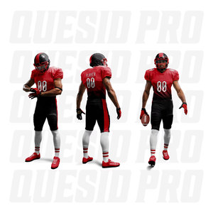 Ensemble d'uniformes de football américain à séchage rapide pour adultes et jeunes, avec casque de protection - Product Image 2