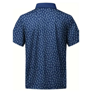 Camiseta de golf sublimada personalizada con diseño de logotipo, impresión a todo color, polo de golf para clubes y eventos - Product Image 4