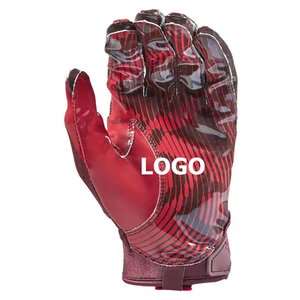 Gants de sport à doigts entiers Culap Industries, rouges, respirants, antidérapants, avec sangle de poignet réglable, unisexes, toutes saisons, impression par sublimation - Product Image 3