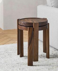 Compact Solid <b>Wood</b> Coffee <b>Table</b> With Elegant Design Handmade Furniture For <b>Small</b> Living Room Spaces - Product Image 6
