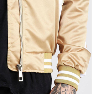 Custom Satin Varsity <b>Jackets</b> 100% Polyester Satin <b>Baseball</b> <b>Jacket</b> <b>Men</b> College Satin <b>Baseball</b> <b>Jacket</b> - Product Image 4