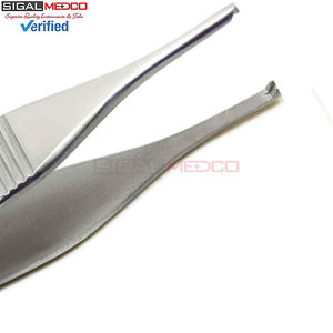 Adson Kocher Tweezers 4.72'' 1x2 Tooth Forceps High Quality Stainless Steel Reusable Medical Surgical Dental Medic Instruments - Product Image 5