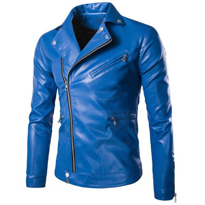 Chaqueta de Cuero Vacuno para Hombre, Estilo Urbano, Cómoda, Casual, Ecológica, de Invierno, de Secado Rápido, Transpirable, con Logotipo Frontal Personalizable - Product Image 1
