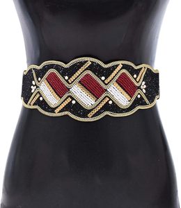 Cinturón Bordado Premium para Damas con Diseño Floral Bohemio y Ajuste Cómodo en la Cintura - Product Image 1